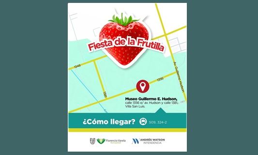 Florencio Varela - 9 y 10 de noviembre: Fiesta de la frutilla